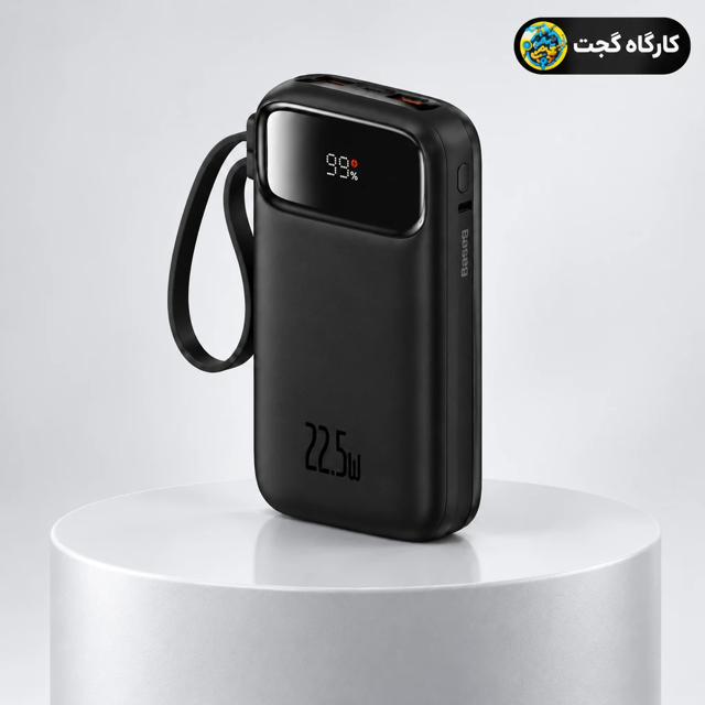 پاوربانک بیسوس مدل p10055002113-00 ظرفیت 20000 میلی آمپر ساعت